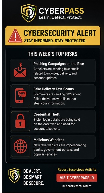 CyberPass alert flyer